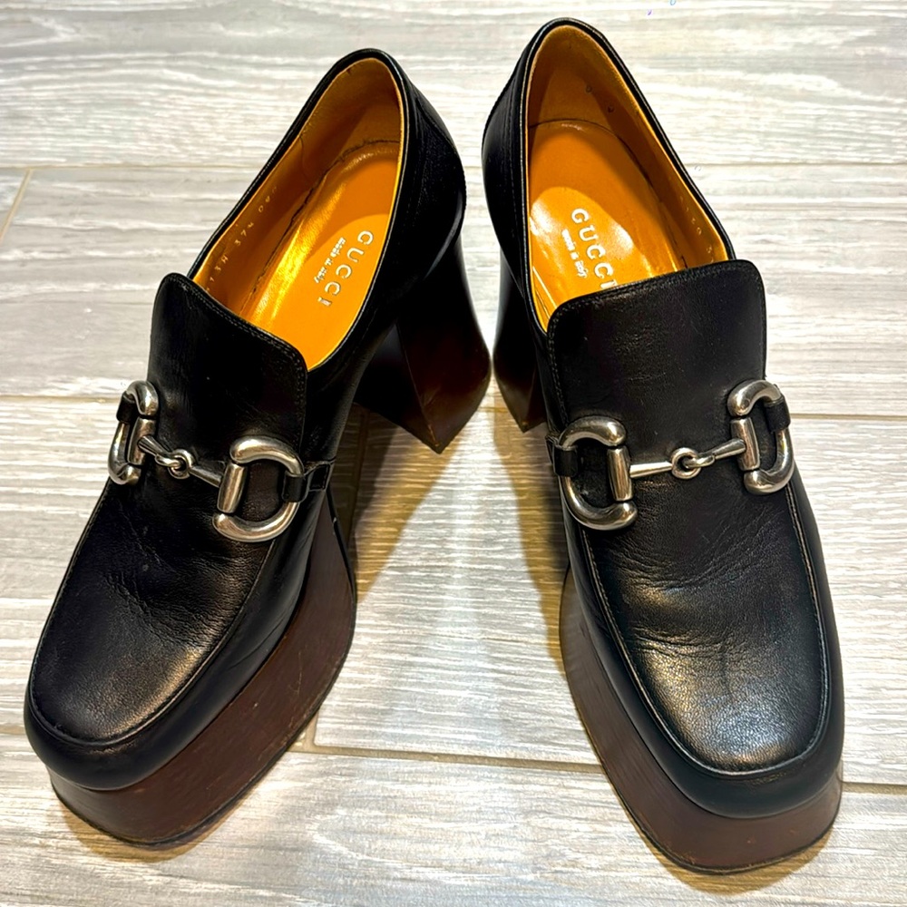 Gucci princetown Horsebit mules size 37 1/2. Good condition